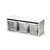 Półki do kuchni - Qualy Flat Top Storage Jar Drawer Rack Set - miniaturka - grafika 1