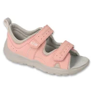 Buty dla dziewczynek - Befado sandałki dziecięce 721X020 różowe - miniaturka - grafika 1