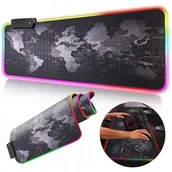 Podkładki pod mysz - Podkładka pod mysz klawiature świecąca gamingowa xxl 80x30 rgb - miniaturka - grafika 1