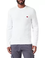 Swetry męskie - HUGO Sweter męski, Open White118, XL - miniaturka - grafika 1