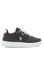 Buty dla chłopców - U.S. Polo Assn. Sneakersy DENNY004 Czarny - miniaturka - grafika 1