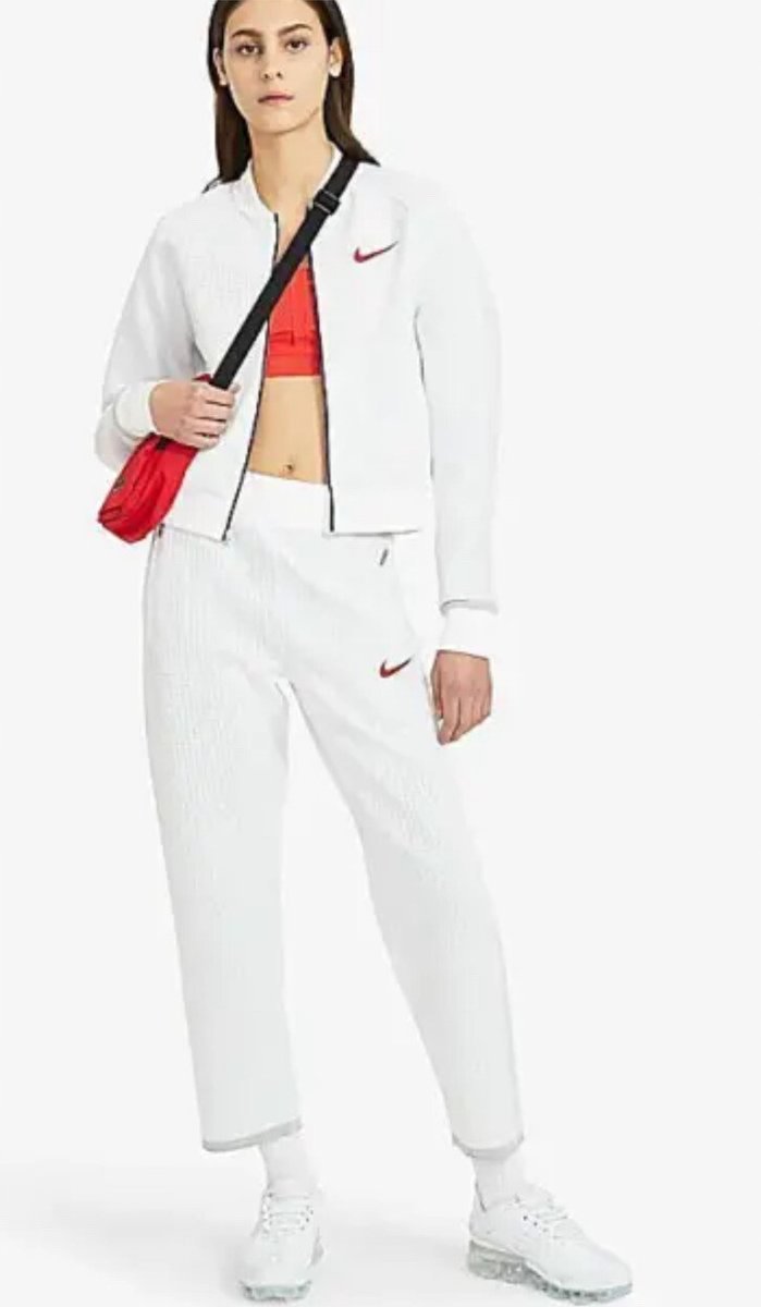 Nike Womens Sportswear Pants Joggers Casual White L