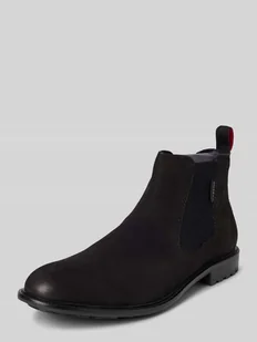 Buty chelsea ze skóry z pętelką model ‘Bonifacio’ - Botki męskie - miniaturka - grafika 1