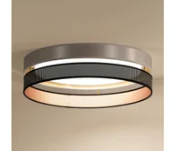 Lampy sufitowe - Duolla-LED Plafon ROLLER DUO SH. LED/24W/230V śr. 45 cm srebrny/czarny - miniaturka - grafika 1