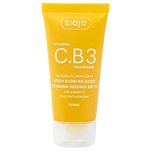Ziaja Witamina C.B3 Niacynamid Naturalnie Nawilżamy, krem glow na dzień, ochrona średnia, SPF 15, 50 ml - Kremy do twarzy Ziaja Witamina C.B3 Niacynamid Naturalnie Nawilżamy, krem glow na dzień, ochrona średnia, SPF 15, 50 ml - Kremy do twarzy - miniaturka - grafika 1