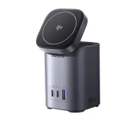 Ładowarki do telefonów - UGREEN 2w1 X555 USB + 2x USB-C 65W, GaN Czarny - miniaturka - grafika 1