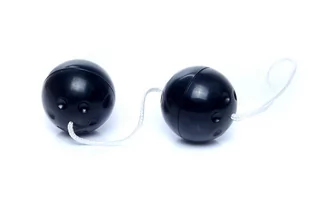 Boss Series Boss Series Duo Balls Black - Kulki gejszy, czarne - Kulki gejszy - miniaturka - grafika 1