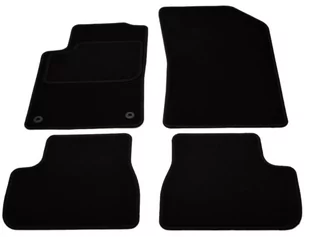 Citroen DS3 i DS3 Cabrio 03/2010-06/2015r. - Czarne dywaniki welurowe w jakości Economy - Dywaniki samochodowe - miniaturka - grafika 1