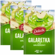 Galaretki - Delecta Galaretka smak gruszkowy Zestaw 3 x 70 g - miniaturka - grafika 1
