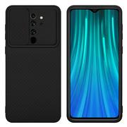 Etui i futerały do telefonów - Pokrowiec Do Xiaomi RedMi NOTE 8 PRO Etui w Bonbon Czerń Obudowa Case Cover Ochrona kamery Cadorabo - miniaturka - grafika 1