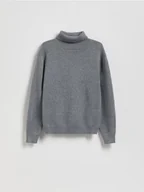 Bluzy dla chłopców - Reserved - Klasyczny golf - ciemnoszary - miniaturka - grafika 1