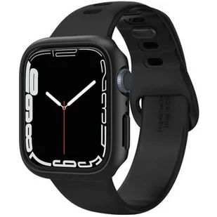 Spigen Etui Thin Fit do Apple Watch 7 45mm) Czarny - Akcesoria do smartwatchy - miniaturka - grafika 2
