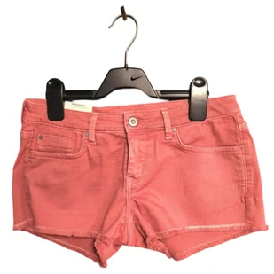 Pepe Jeans Krótkie Spodenki Damskie Stylowe Spodnie Czerwone 29 - Spodenki damskie - miniaturka - grafika 1