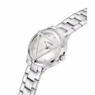 Zegarki damskie - Guess Glam zegarek damski srebrny na bransolecie GW0674L1 - miniaturka - grafika 1