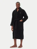 Szlafroki męskie - Polo Ralph Lauren Szlafrok 714966109002 Czarny - miniaturka - grafika 1