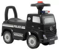 Jeździki dla dzieci - Jeździk Mercedes Actros Policja 3316A Czarny - miniaturka - grafika 1