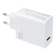 Ładowarki do telefonów - Xiaomi Oryginalna Ładowarka sieciowa Xiaomi MDY-12-EH (głowica) Fast Charger 67W biała bulk - miniaturka - grafika 1