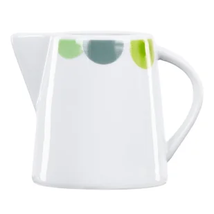 Rondo 220ml dzbanek do mleka dzbanek do serwowania retro zielono-żółty elegancka porcelanowa zastawa stołowa - Dzbanki i imbryki - miniaturka - grafika 1