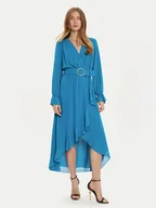 Sukienki - Rinascimento Sukienka koktajlowa CFC0121218003 Błękitny Regular Fit - miniaturka - grafika 1