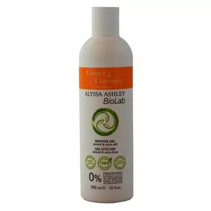 Alyssa Ashley biolab imbir & kurkuma żel pod prysznic 300 ML 3495080985106 - Kosmetyki do kąpieli - miniaturka - grafika 1