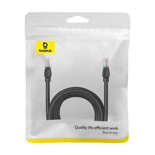 Kabel sieciowy Baseus Ethernet CAT5, 8m (czarny) - Kable miedziane - miniaturka - grafika 8