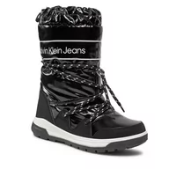 Buty dla dziewczynek - Śniegowce Calvin Klein Jeans V3A6-80713-1486 S Black 999 - miniaturka - grafika 1