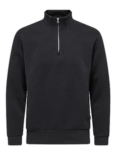 ONLY & SONS Onsceres bluza męska z zamkiem błyskawicznym, granatowy, M - Bluzy męskie - miniaturka - grafika 1