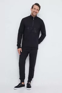 Fila dres bawełniany kolor czarny - Dresy męskie - miniaturka - grafika 1
