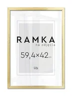 Ramki na zdjęcia - Ramka na zdjęcia A2 59,4x42 cm Złota - miniaturka - grafika 1