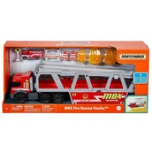 Samochody i pojazdy dla dzieci - Mattel Matchbox Transporter Wóz strażacki - miniaturka - grafika 1