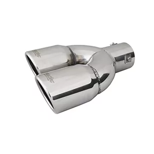 Simoni Racing TRX/18L złączka wydechowa podwójna lewa okrągła/ukośna stal szlachetna Ø70xL220mm-przyłącze >58mm - Układ wydechowy - akcesoria - miniaturka - grafika 1