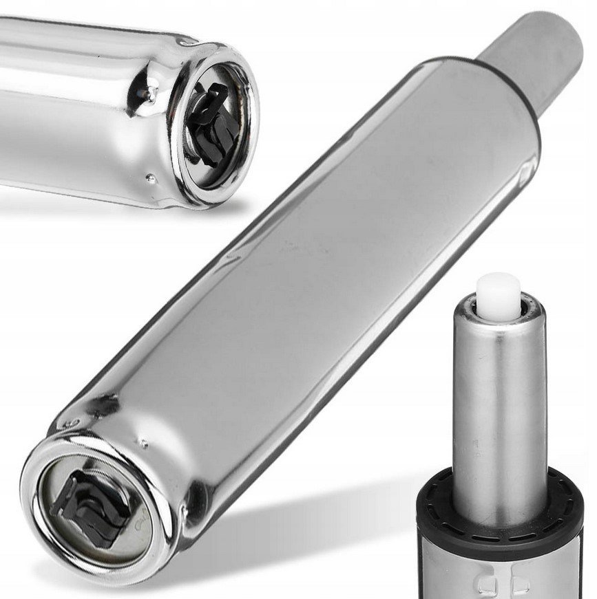 Podnośnik 195mm srebrny Siłownik Fotela Krzesła Obrotowego 120kg Obciążenie