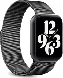 Puro Pasek ze stali nierdzewnej Puro Milanese Magnetic Band Apple Watch 38/40 mm czarny - Akcesoria do smartwatchy - miniaturka - grafika 1