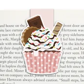 Zakładki do książek - Zakładka magnetyczna do książki, Babeczka - miniaturka - grafika 1