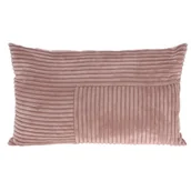 Poduszki dekoracyjne - Poduszka dekoracyjna ze sztruksowym patchworkiem z przodu, 30 x 50 cm - miniaturka - grafika 1