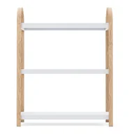 Regały - Biały regał w dekorze drewna egzotycznego 72x90 cm Bellwood – Umbra - miniaturka - grafika 1