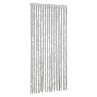 Zasłony - vidaXL Zasłona przeciwsłoneczna szara 90x220 cm szenilowa - miniaturka - grafika 1