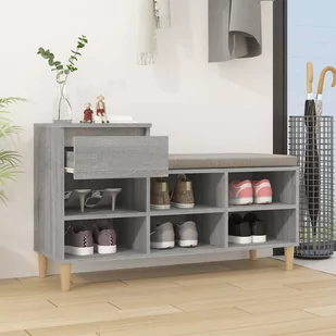 Lumarko Szafka na buty, szary dąb sonoma, 102x36x60 cm - Szafki na buty - miniaturka - grafika 4