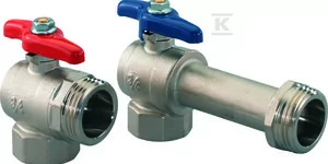 Uponor Vario zawór kulowy kolano Rp1"-G1" - Akcesoria grzewcze - miniaturka - grafika 1