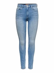 ONLY jeansy damskie, jasnoniebieski (light blue denim), 31W / 32L - Spodnie damskie - miniaturka - grafika 1