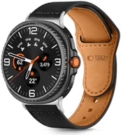 Akcesoria do smartwatchy - Pasek Tech-Protect Leatherfit do Samsung Galaxy Watch 8 / Classic 40/44/46mm Black - miniaturka - grafika 1