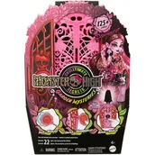 Lalki dla dziewczynek - Lalka MONSTER HIGH Straszysekrety Draculaura HYT72 - miniaturka - grafika 1