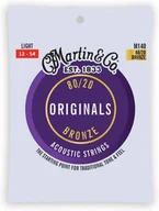 Struny gitarowe  - Martin M14020 Acoustic Light 80/20 struny do gitary akustycznej 12-54 - miniaturka - grafika 1
