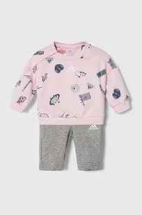 adidas dres niemowlęcy kolor różowy - Dresy i komplety dla dziewczynek - miniaturka - grafika 1