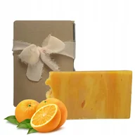 Mydła - Naturalne, oliwkowe mydło w kostce ręcznie robione - Pomarańcza bez sls - miniaturka - grafika 1