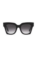 Okulary przeciwsłoneczne - Burberry okulary przeciwsłoneczne damskie kolor czarny - miniaturka - grafika 1