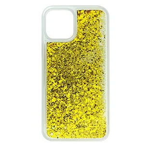 Babaco Etui na telefon iPhone 11 PRO MAX efekt płynnego brokatu, złote - Etui i futerały do telefonów - miniaturka - grafika 1