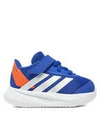 Buty dla dziewczynek - adidas Sneakersy Duramo 2.0 JI2142 Niebieski - miniaturka - grafika 1