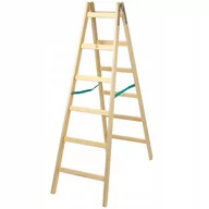 Drabiny - Drabina drewniana Salo 6 stopni, 150 kg - miniaturka - grafika 1