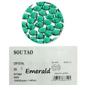 Ozdoby do paznokci - Cyrkonie do paznokci szklane SS10 Emerald 1440 szt paczka - miniaturka - grafika 1